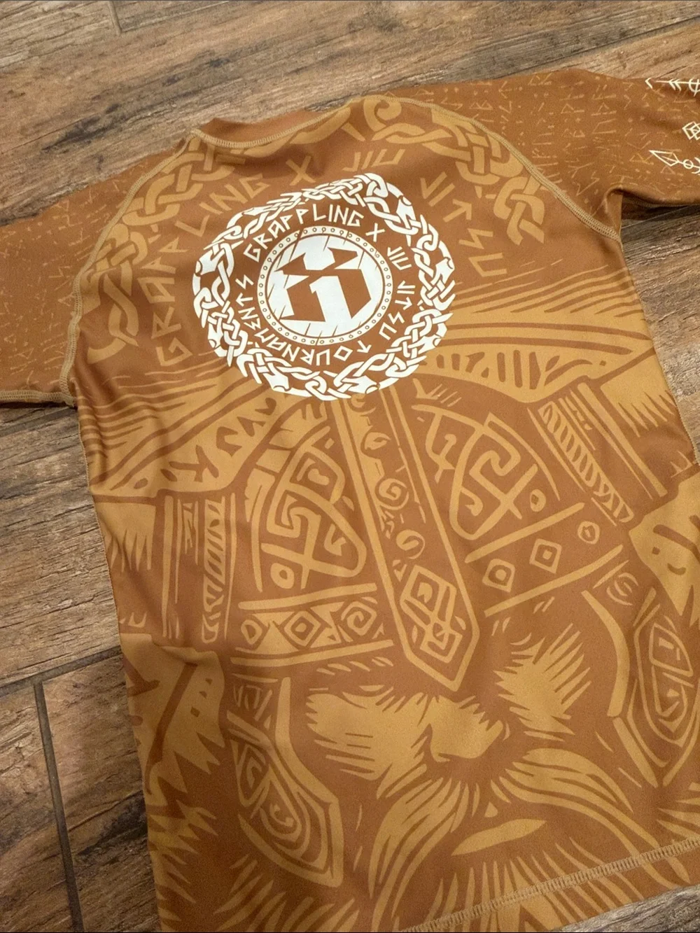 Grappling Kids Rash Guard Top - youth L